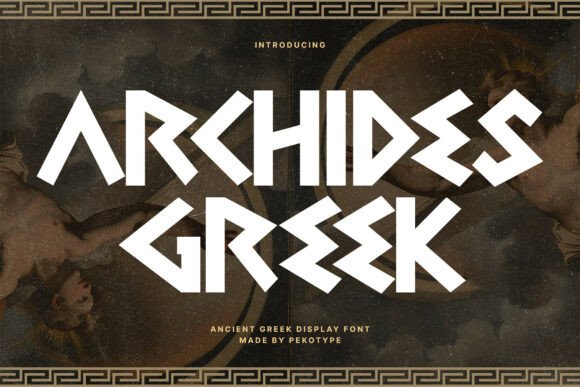 Archides Typeface for Bold Brand Identity