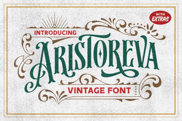 Aristoreva: A Vintage Display Font for Web Design