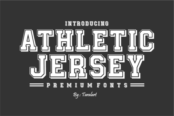 Athletic Jersey: A Bold Display Font for Editorial Design