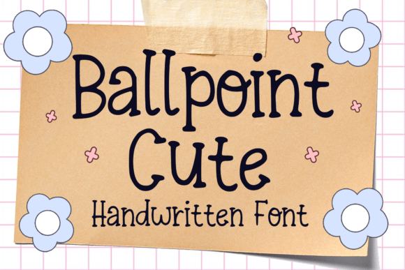 Ballpoint Cute Font for Scroll-Stopping Social Graphics