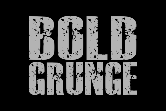 Bold Grunge Typeface for Edgy Brand Design