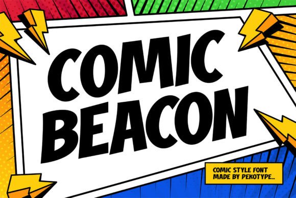 Comic Beacon Font for Bold Maker Designs