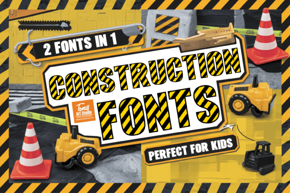 Construction Bundle: Bold Display Fonts for Campaigns