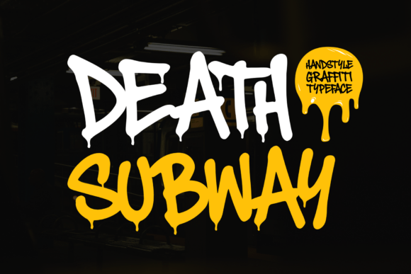 Death Subway Graffiti Font for Bold Web Design