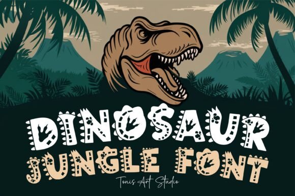 Dinosaur Jungle Font: A Playful Display Typeface Review