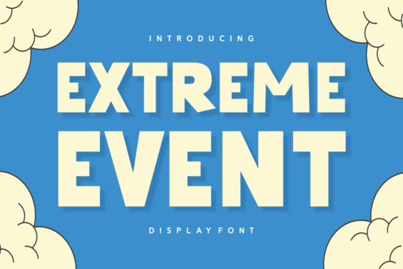 Extreme Event Typeface for Bold Branding