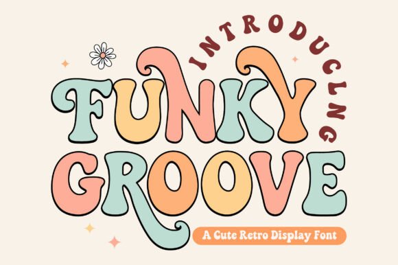 Funky Groove: A Retro Display Font for Makers