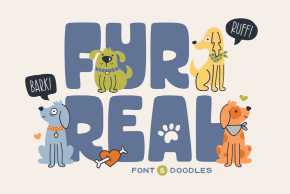 Fur Real Font Review: A Playful Display Typeface
