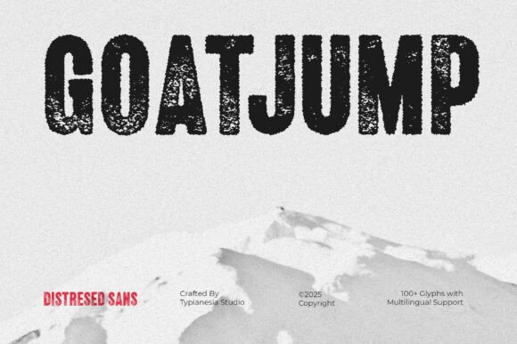 Goatjump: The Bold Display Font for Vintage Brands