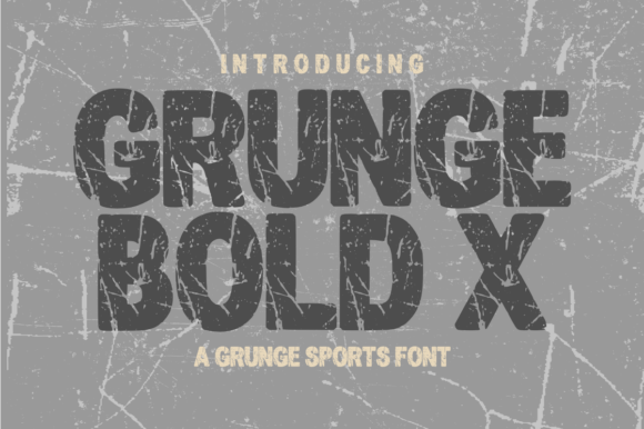 Grunge Bold X: The Ultimate Display Typeface