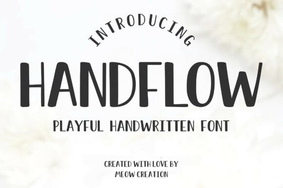 Handflow Font: The All-Caps Typeface for Bold Branding