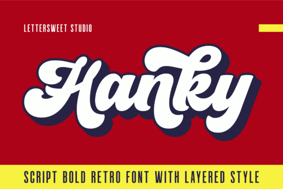 Hanky: A Bold Script Typeface for Editorial Design