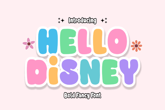 Hello Disney Font: A Playful Display Type for Creative Projects