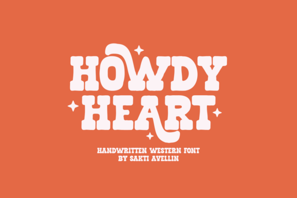 Howdy Heart: A Western Display Font for Brands