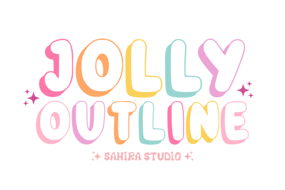 Jolly Outline: A Modern Display Font for Digital Design