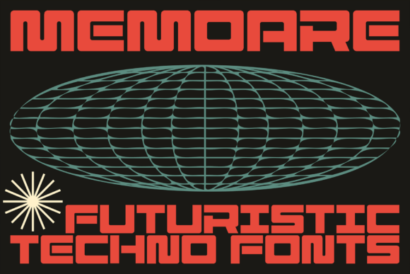 Memoare: A Futuristic Display Font for Modern Makers
