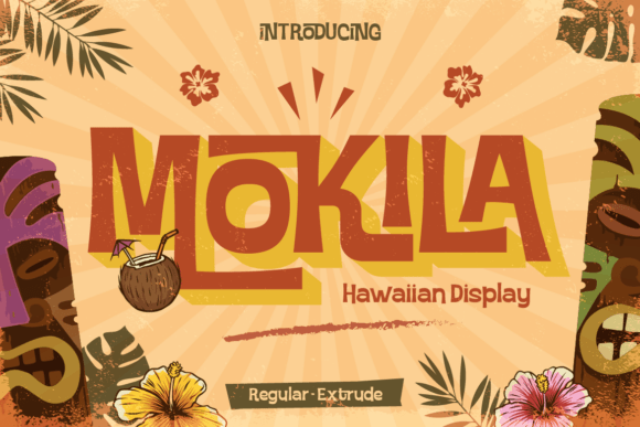 Mokila: The Hawaiian Display Typeface for Bold Branding