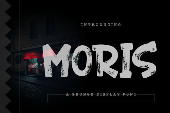 Moris Typeface for Bold Editorial Design