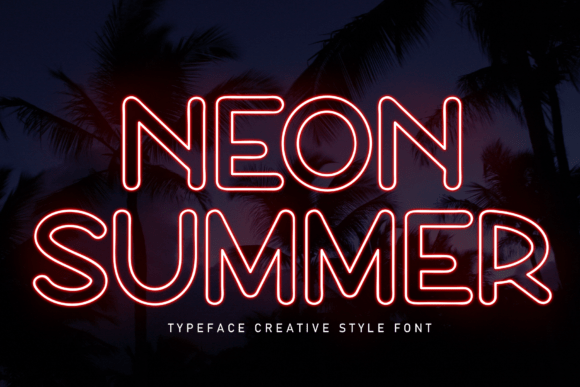 Neon Summer: A Friendly Display Font for Modern Editorial Design
