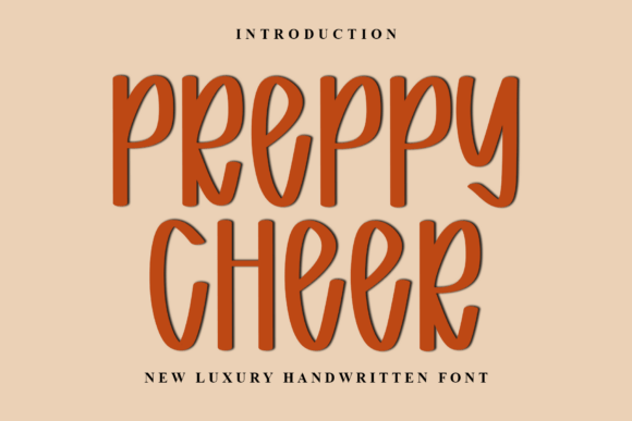 Preppy Cheer Typeface for Festive Branding
