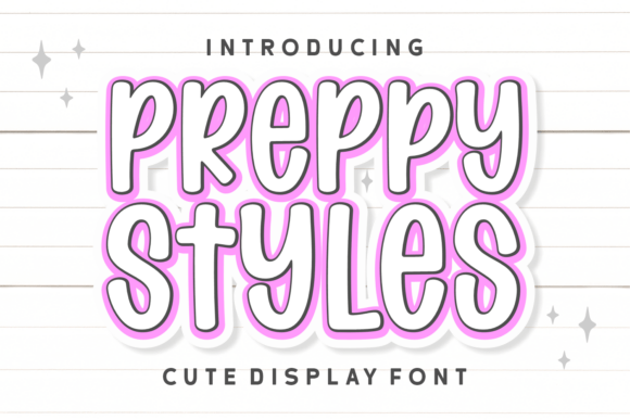 Preppy Styles: A Playful Display Font for Modern Web Design