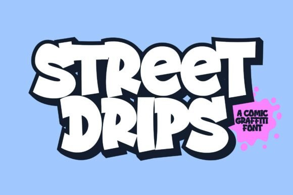 Street Drips Font for Bold Craft Branding