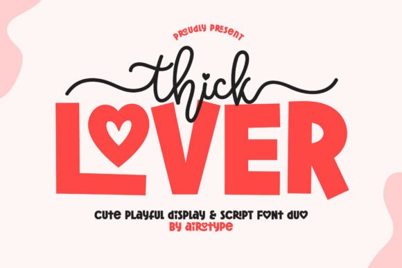 Thick Lover Duo Typeface for Small Business Branding