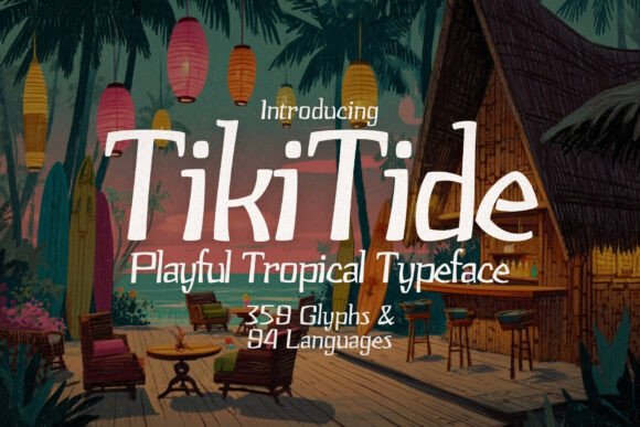Tiki Tide Regular: A Tropical Display Font Review