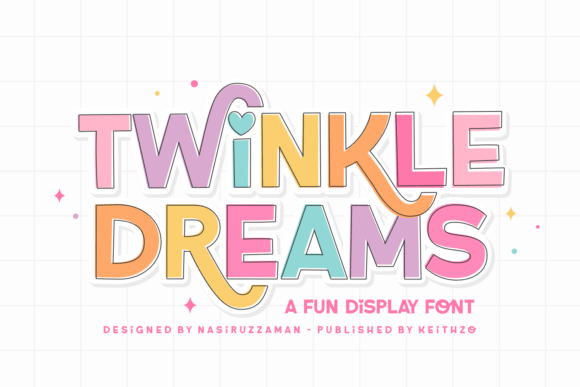 Twinkle Dreams Font for Playful Web Design