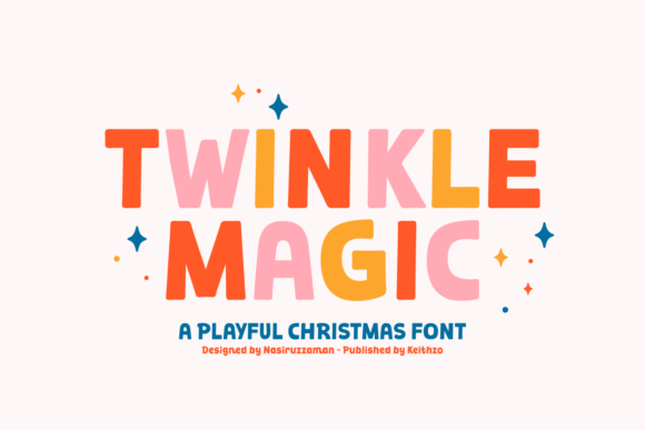 Twinkle Magic: A Bold Display Font for Makers