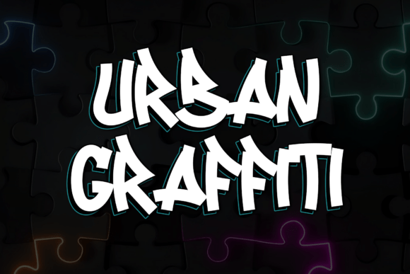 Urban Graffiti Font for Modern Crafters