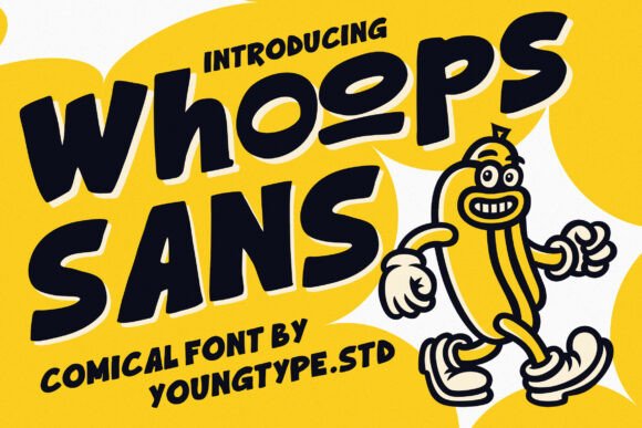 Whoops Sans: A Playful Display Font for Modern Editors