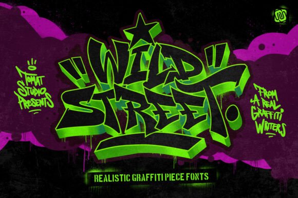 Wildstreet: The Authentic Graffiti Typeface for Bold Branding